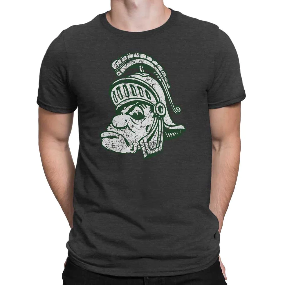 Unveiling the Best-Selling Michigan State T-Shirt: Charcoal Gruff Sparty vs. Classic Spartan Helmet