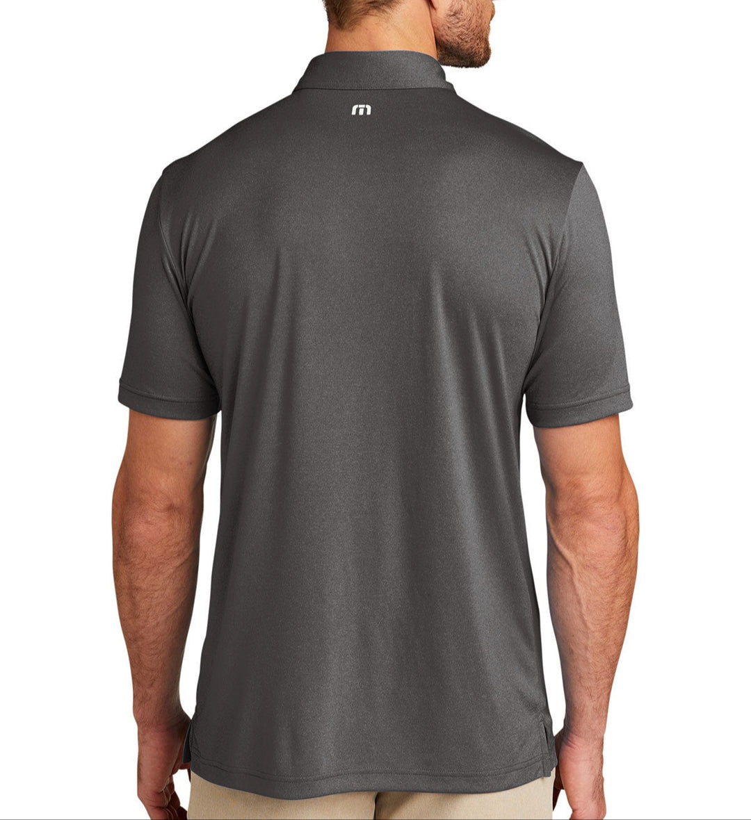 TravisMathew Michigan State Grey Polo - Choose Your Logo