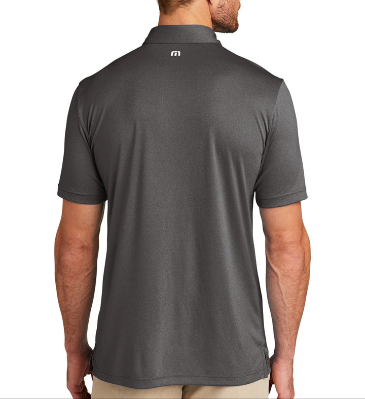 TravisMathew Michigan State Grey Polo - Choose Your Logo