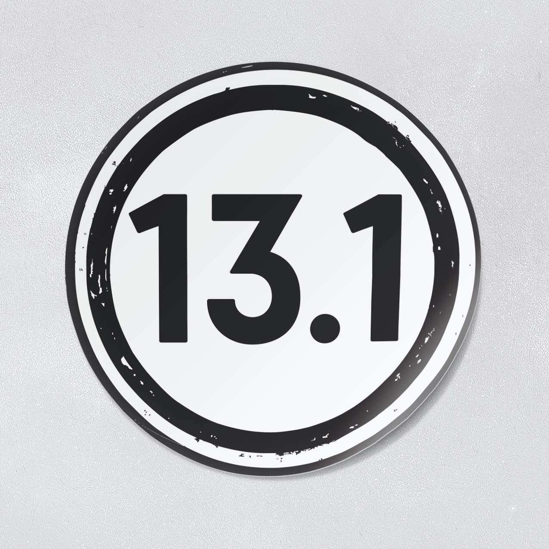13.1 Car Decal Bumper Sticker Modern Round Circle