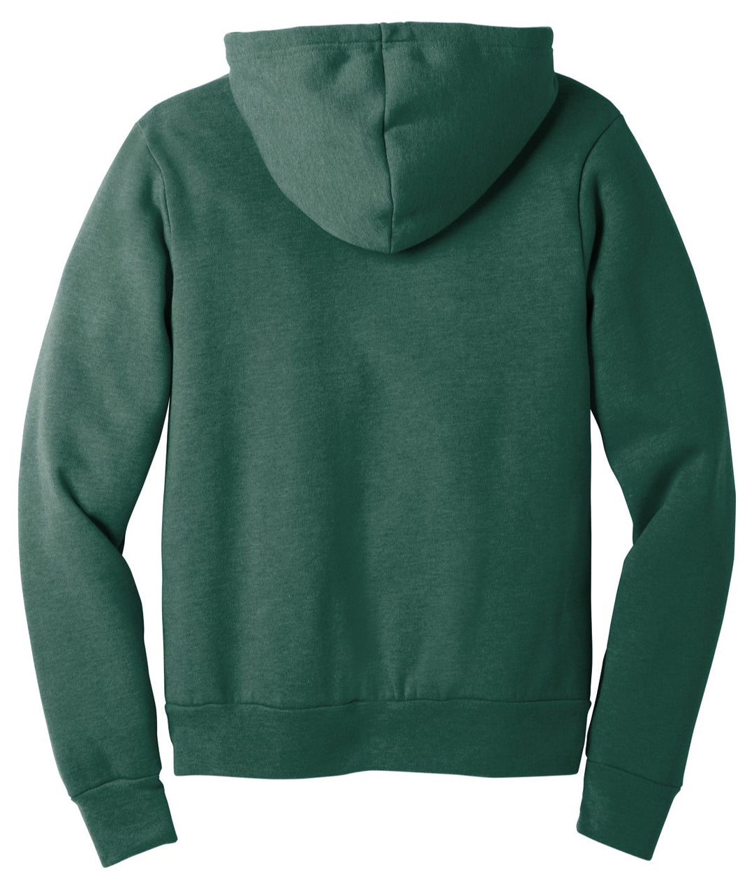 Back of Nudge Printing's Michigan State Green Hockey Hoodie
