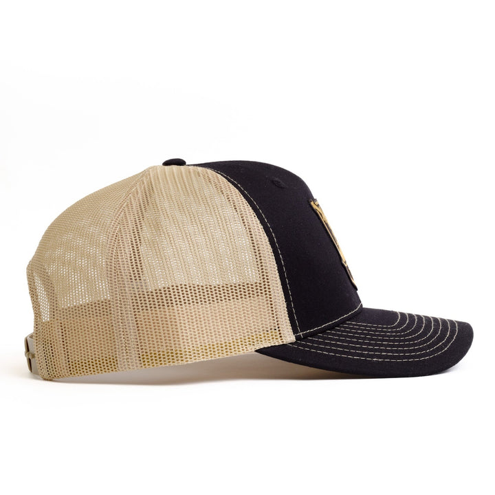 Right side of West Point Army Black Knights Trucker Hat