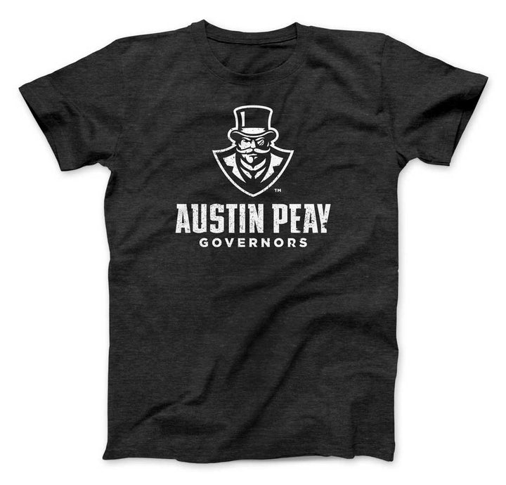Austin Peay Governors Black Charcoal T Shirt