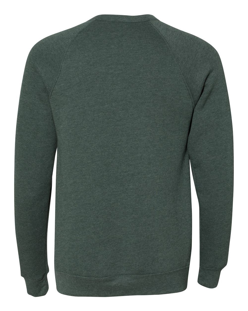 Back of Forest Green Crewneck Sweatshirt from Nudge Printing