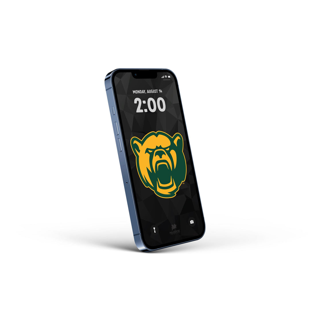 FREE | Baylor University Bear Logo Phone Wallpaper Download
