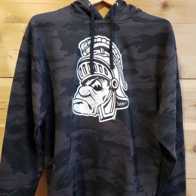 Black Camo Gruff Sparty Michigan State Sweatshirt