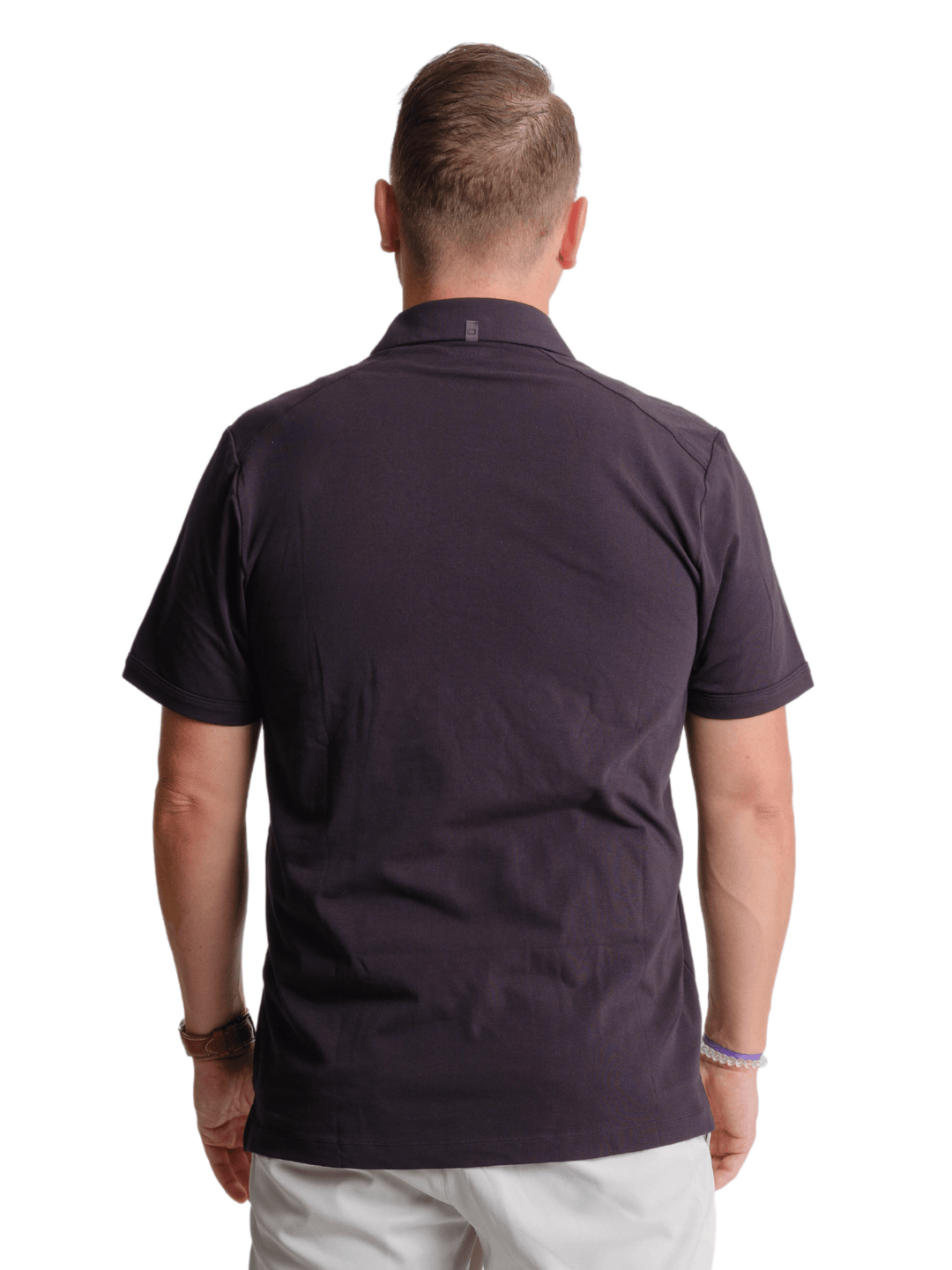 Gruff Sparty Golfing Polo Black MSU Michigan State University Spartans Collard Shirt