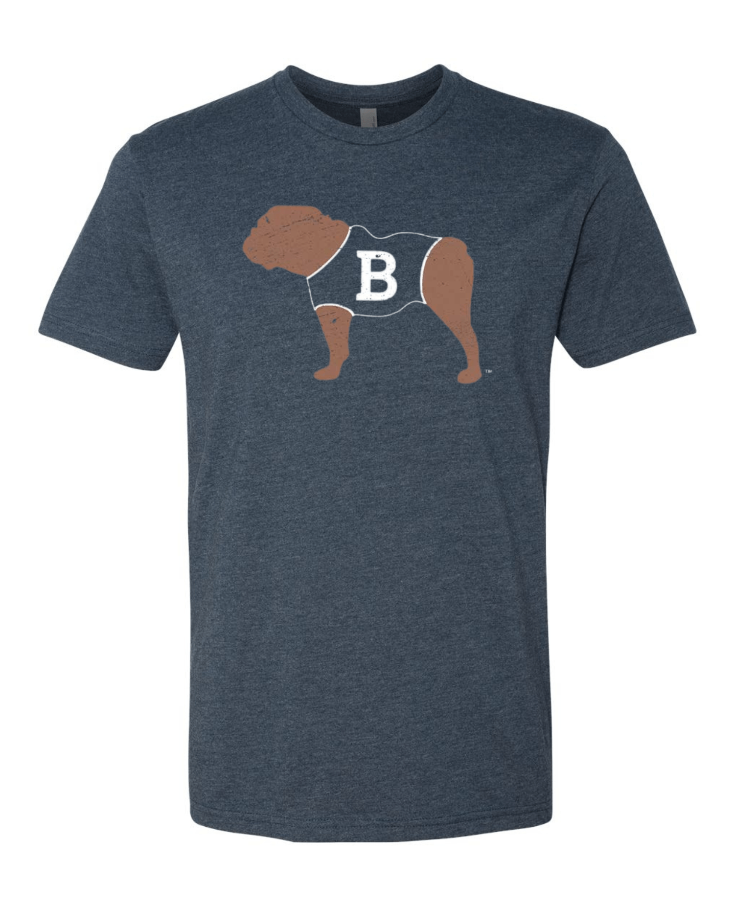Butler University Blue the Bulldog Soft T Shirt – Nudge Printing