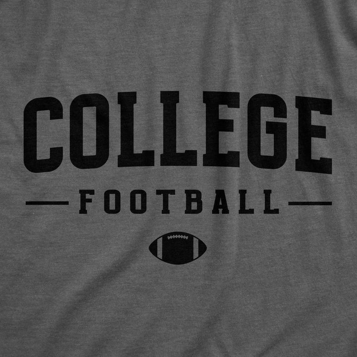 Charcoal College Football Shirt