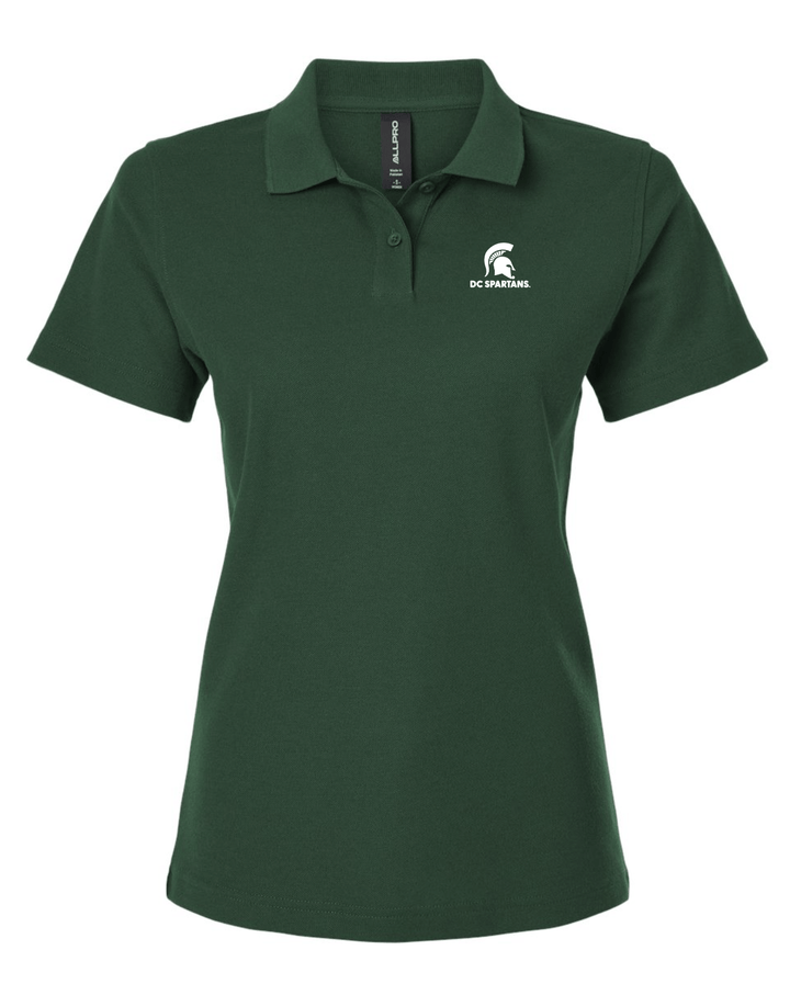 Michigan State DC Spartans AllPro Women's Polo - Forest Green