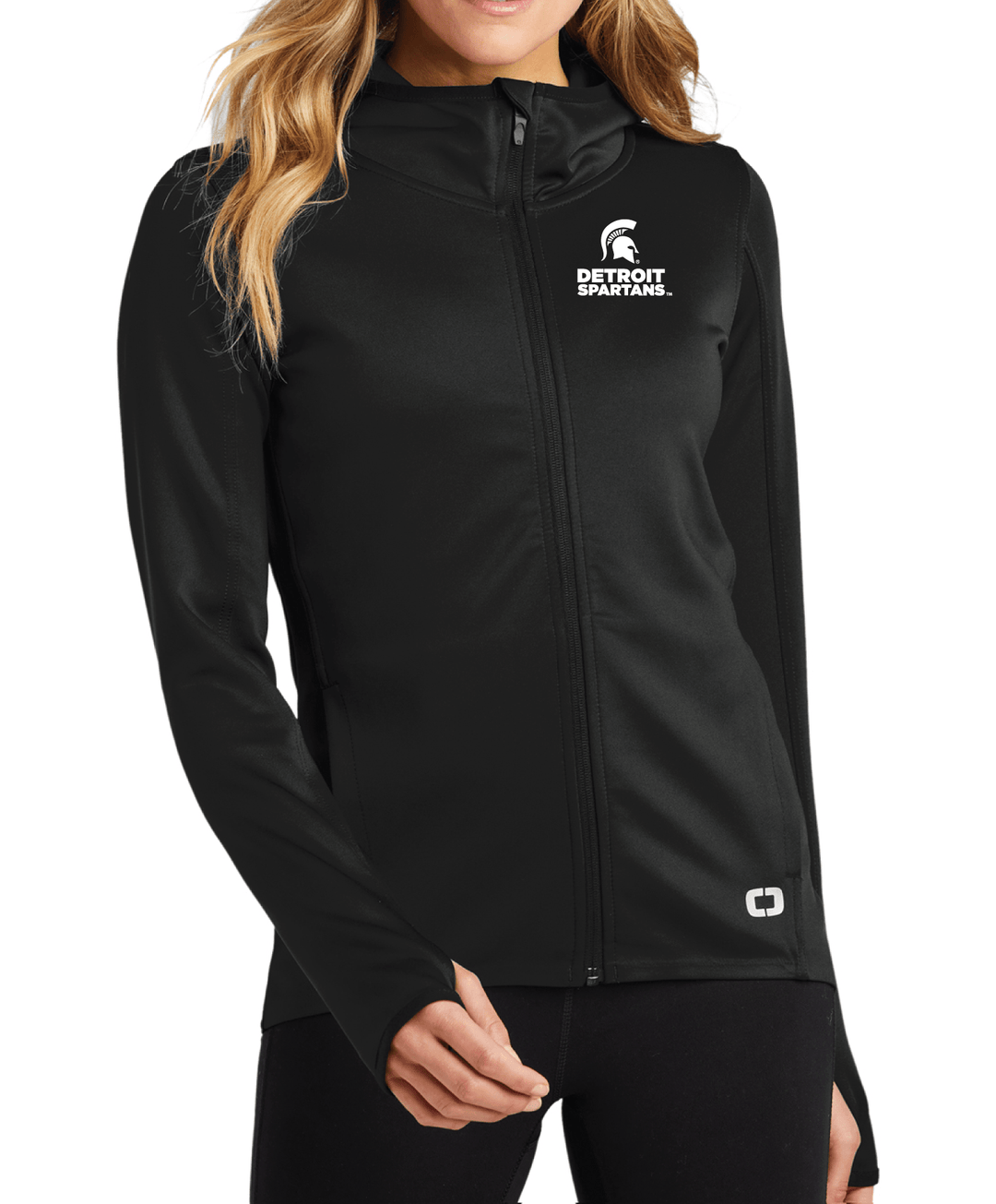 Detroit Spartans OGIO Black Ladies Jacket