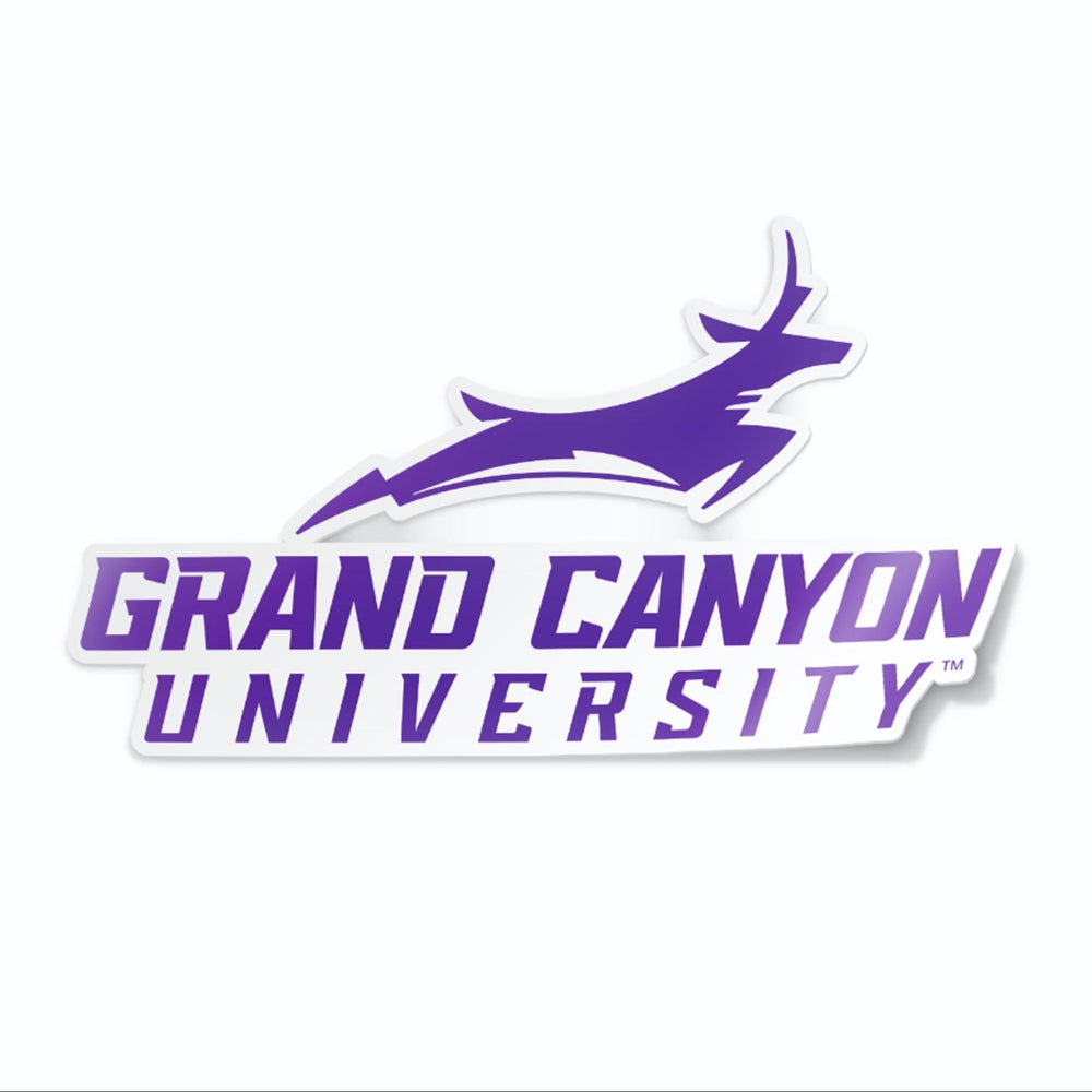 Grand Canyon University Full Logo Car Sticker Decal from Nudge Printing
