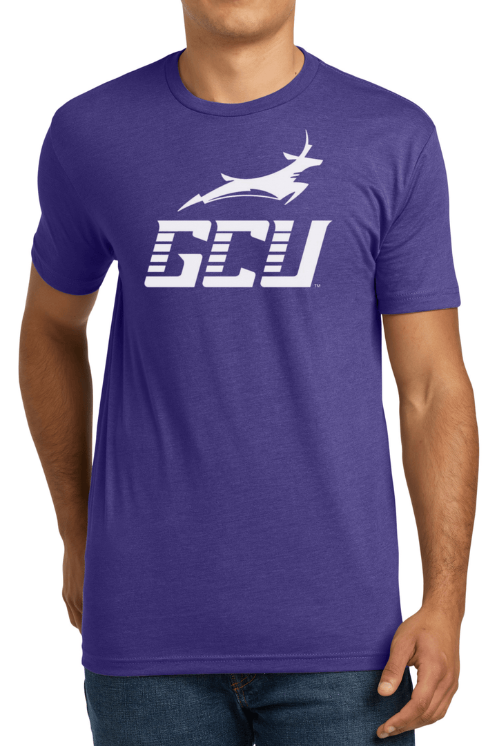 Grand Canyon University | GCU Purple and White T-Shirt with Antelope Logo
