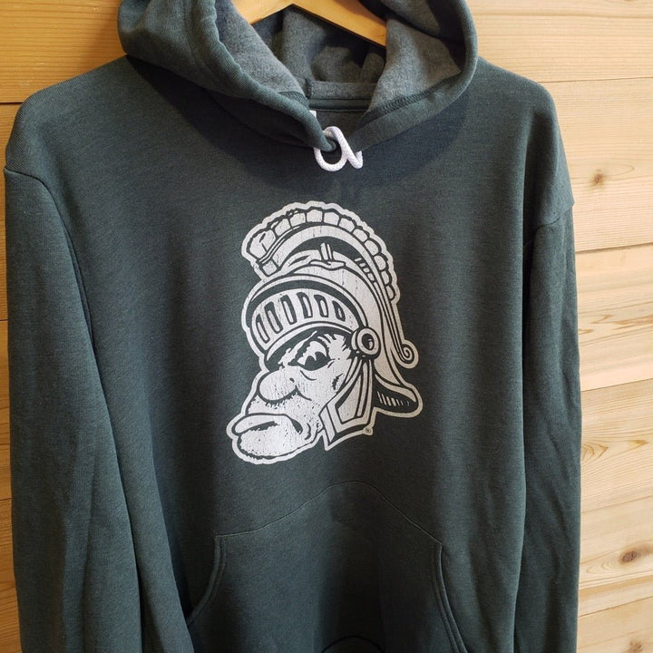 Michigan State Vintage Hoodie on Hanger