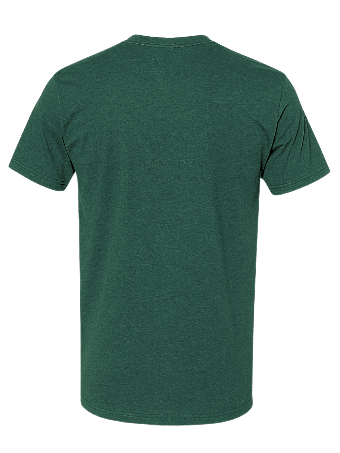 Plain green t-shirt with a plain background