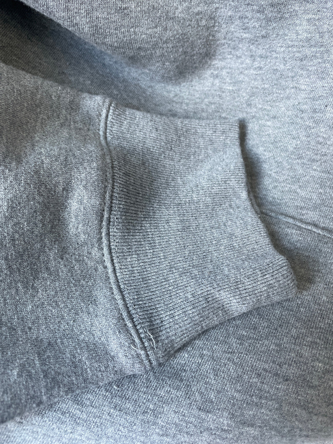 Nudge Printing Varsity Hoodie Sleeve Cuff up Close Michigan State University