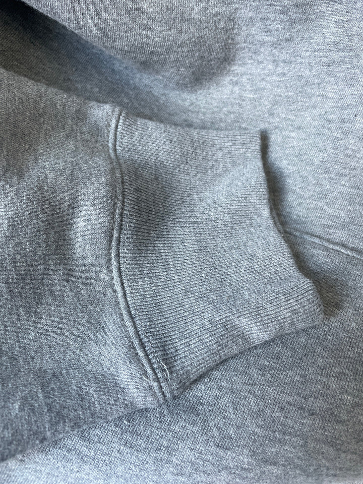 Nudge Printing Varsity Hoodie Sleeve Cuff up Close Michigan State University