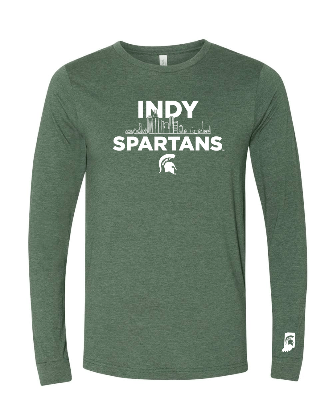 Indy Spartans - Unisex Long Sleeve Green