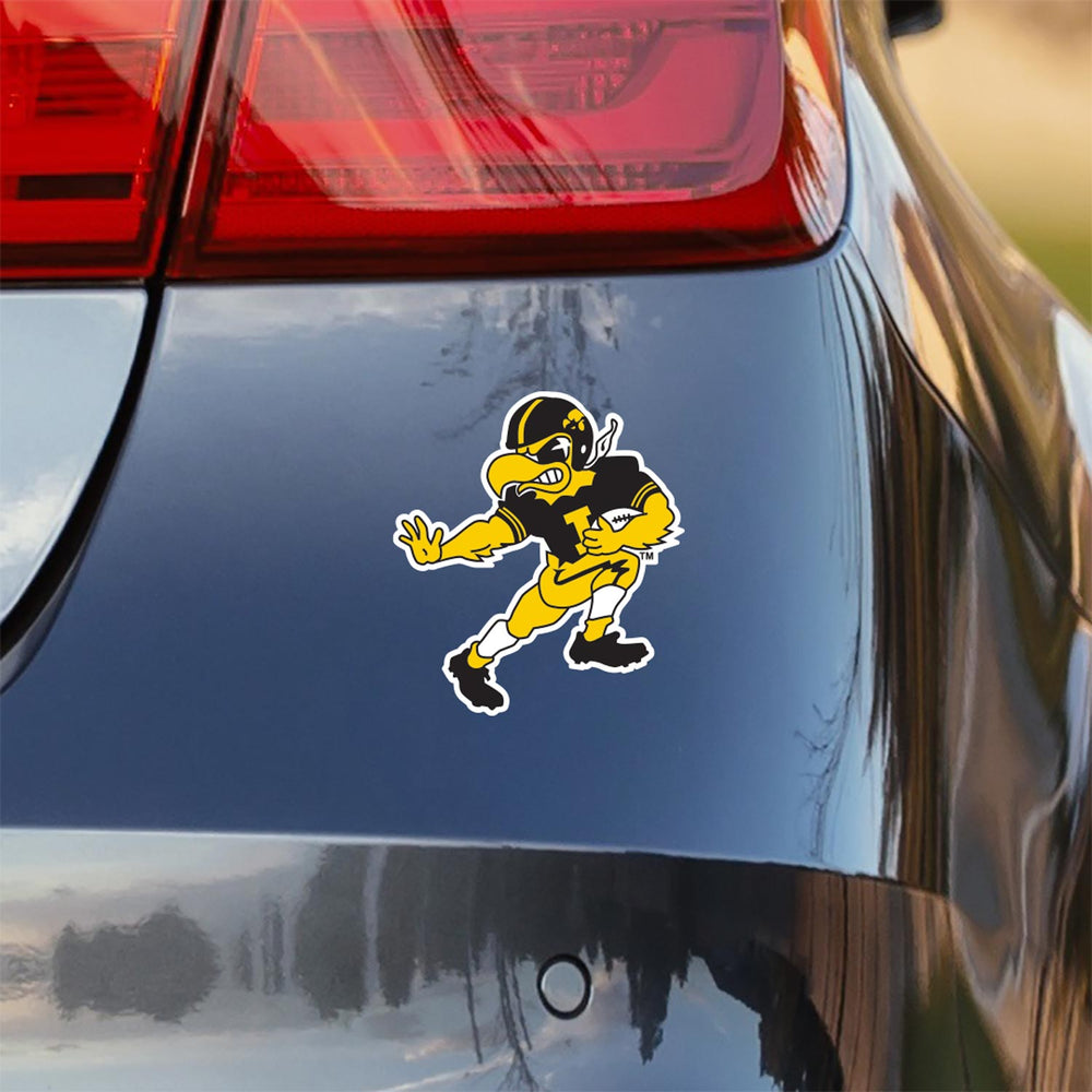 Iowa Football Herky Decal on Car
