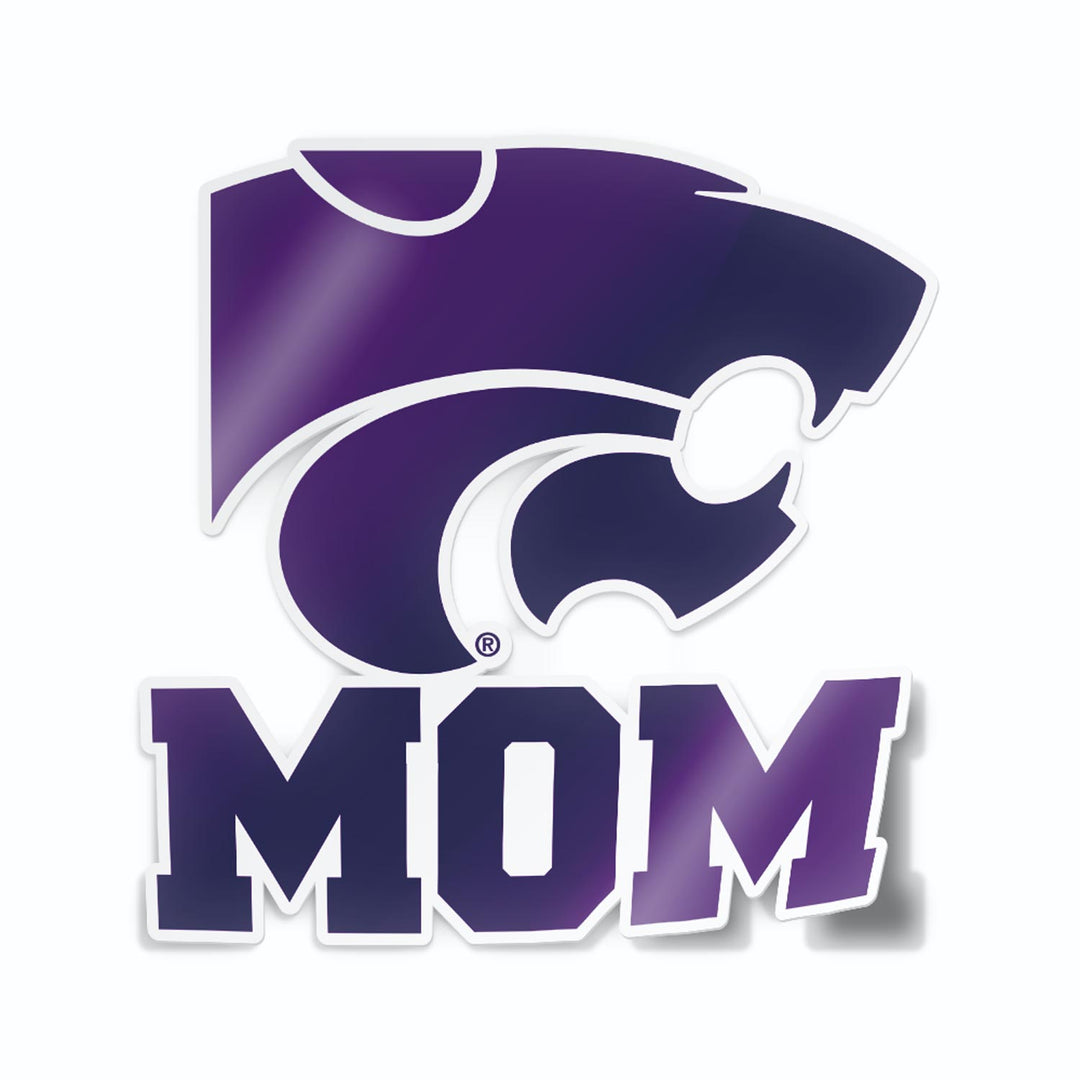 Kansas State Mom Sticker from Nudge Printing