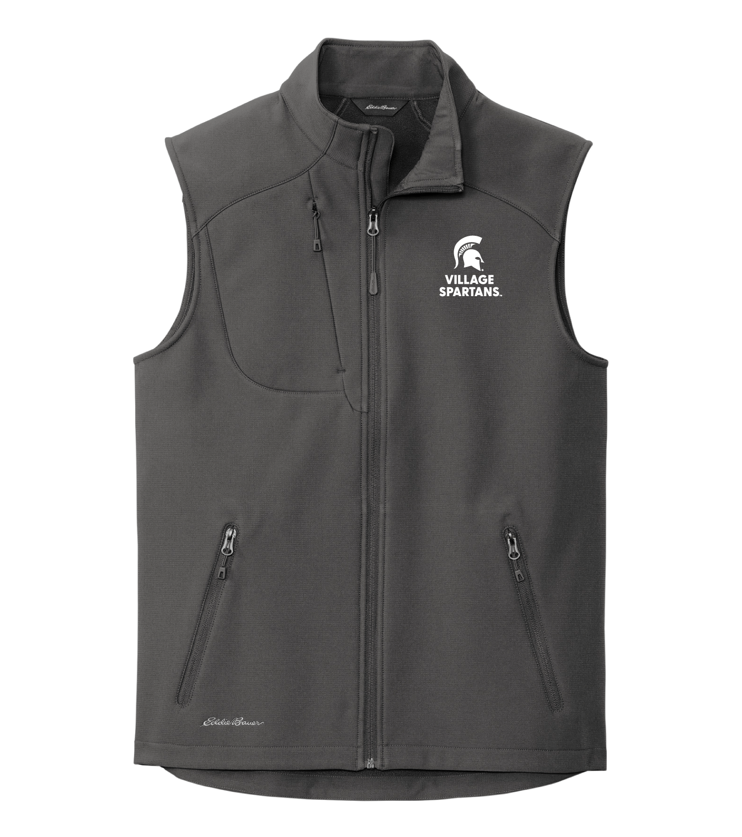 MSU Eddie Bauer Stretch Soft Shell Vest in Black – Nudge Printing