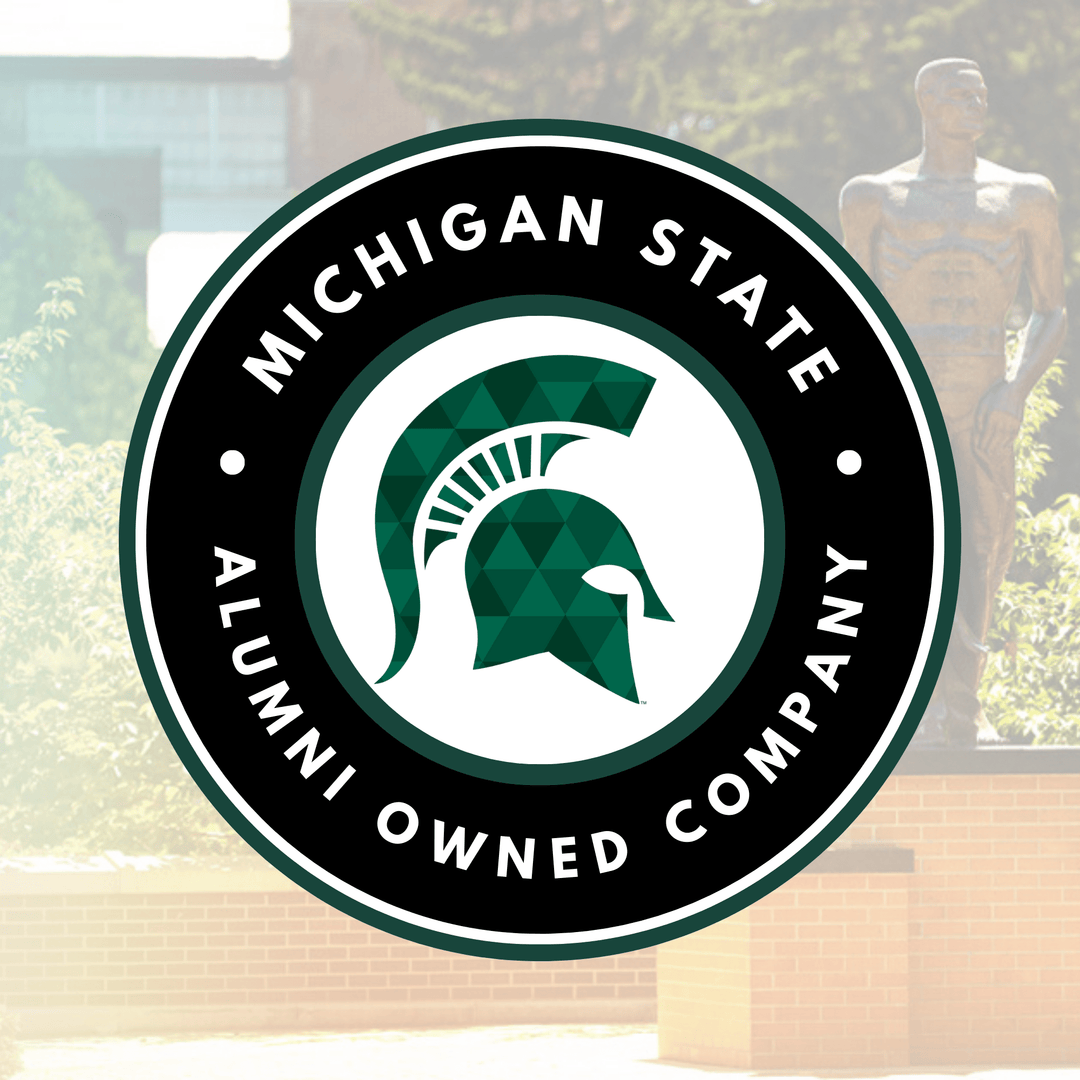 Michigan State Hockey Sticks Green Sweatshirt