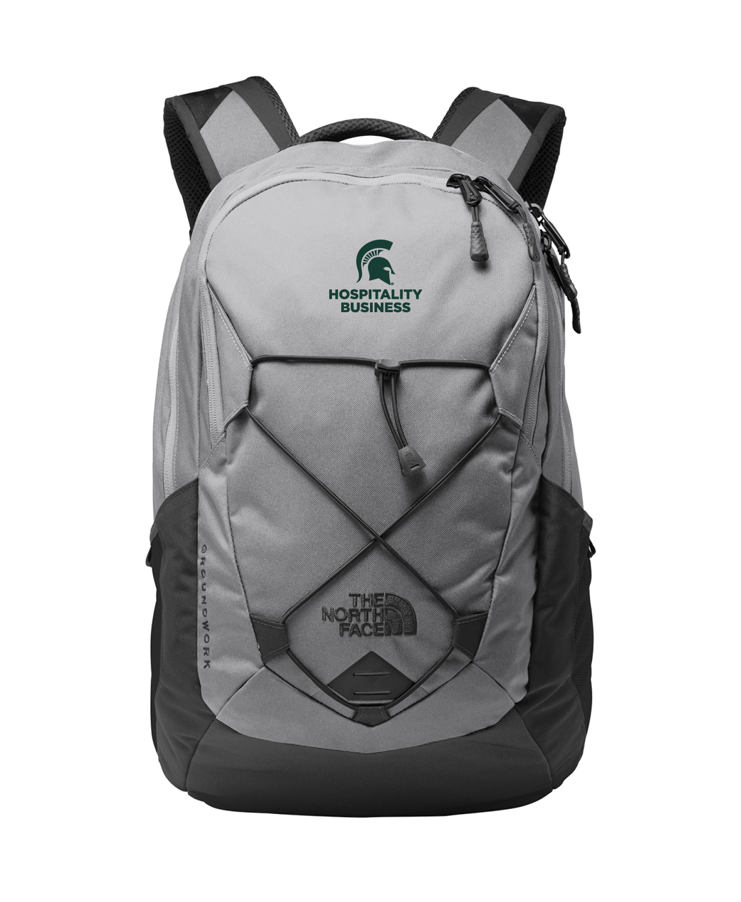 THE NORTH FACE ハイドレーションパック グレー　バックパック Michigan State Hospitality Business North Face Grey Backpack