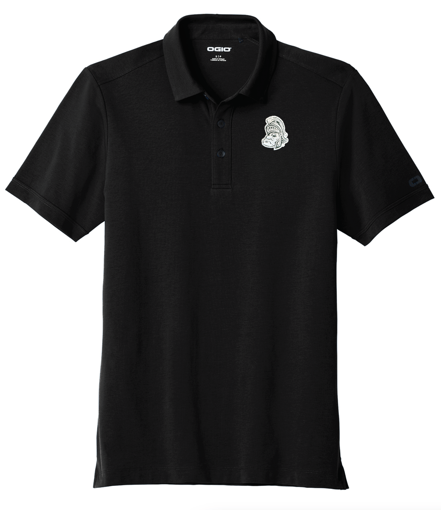 Black Gruff Sparty Polo | Michigan State Polos – Nudge Printing