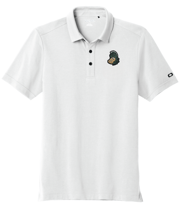 Michigan State University Spartans Color Gruff Sparty OGIO Polo - White