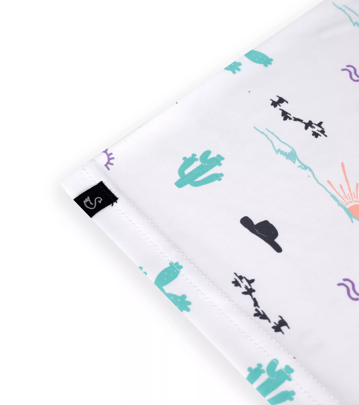 Close up of Michigan State Swannies Polo Sleeve