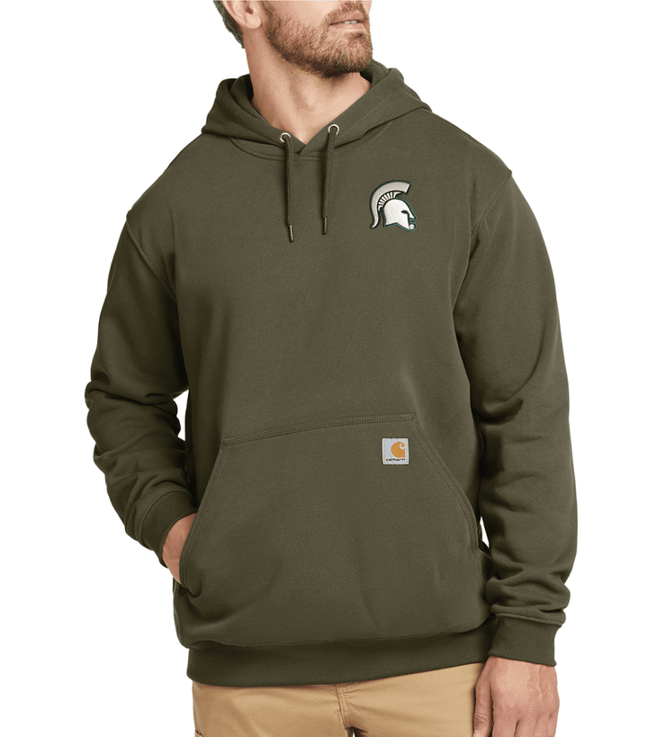 Michigan State Spartan Helmet Carhartt Sweatshirt