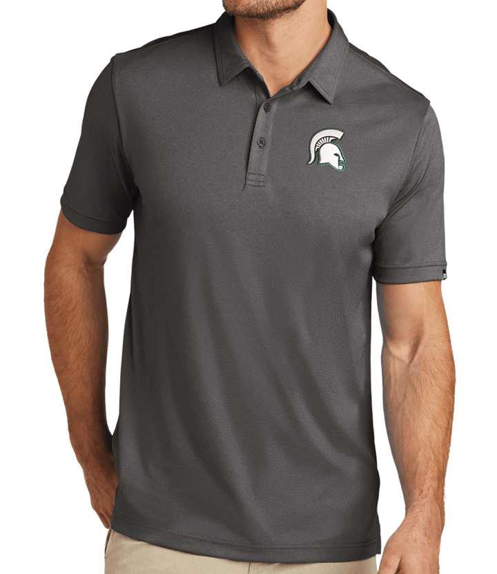 TravisMathew Michigan State Grey Polo - Choose Your Logo
