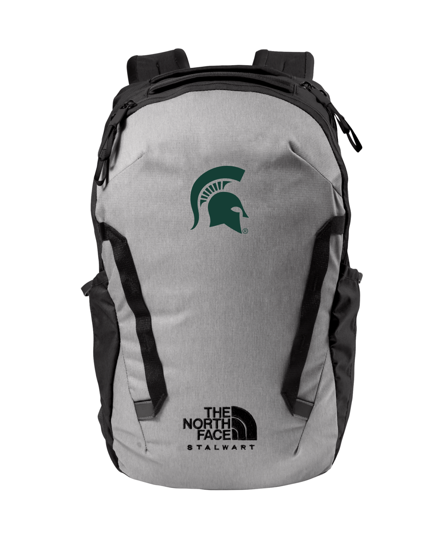 Michigan State North Face Stalwart Grey Backpack – Nudge Printing Michigan State North Face Stalwart Grey Backpack – Nudge Printing