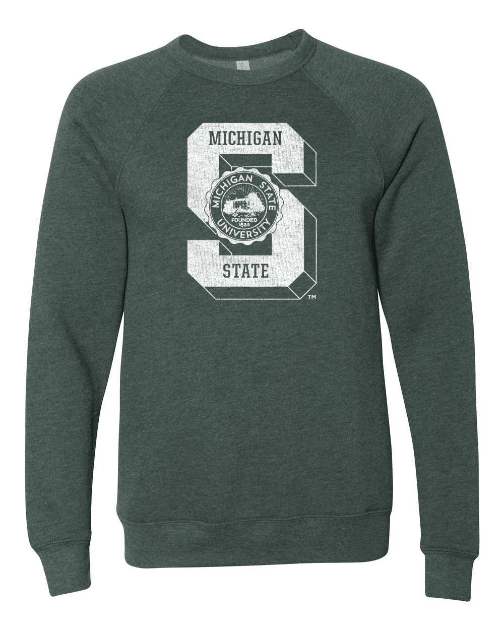 Michigan State University Michigan Crew Sweatshirt MICHIGAN STATE