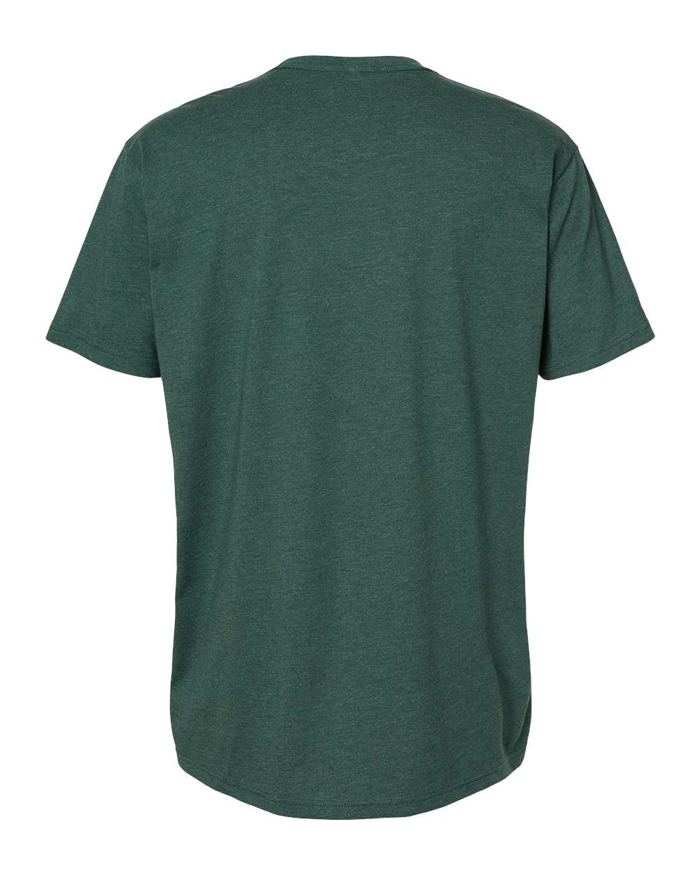 Michigan State Hockey Script 3D Logo in Forest Green T Shirt