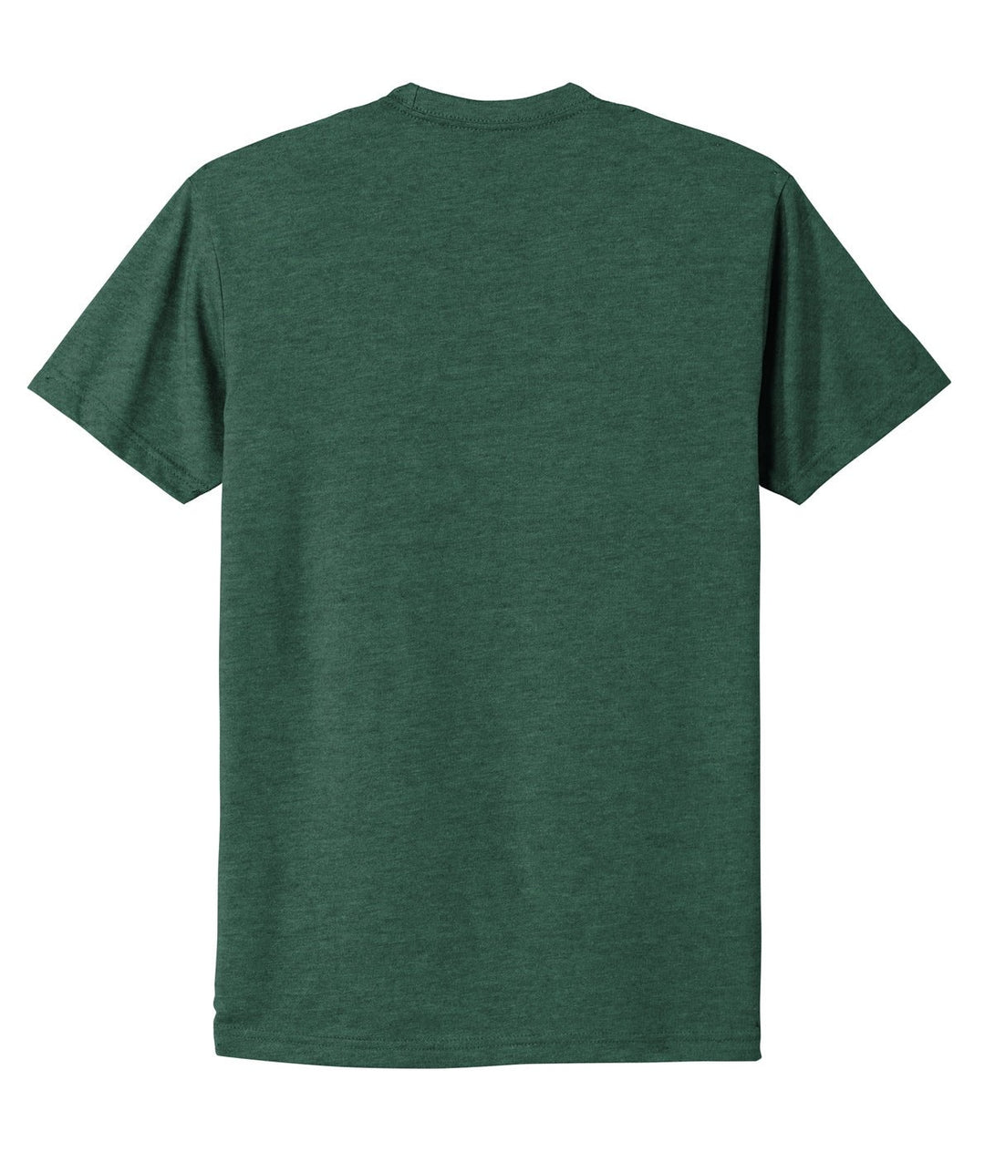 Back view of a Nudge Printing Forest Green T-Shirt