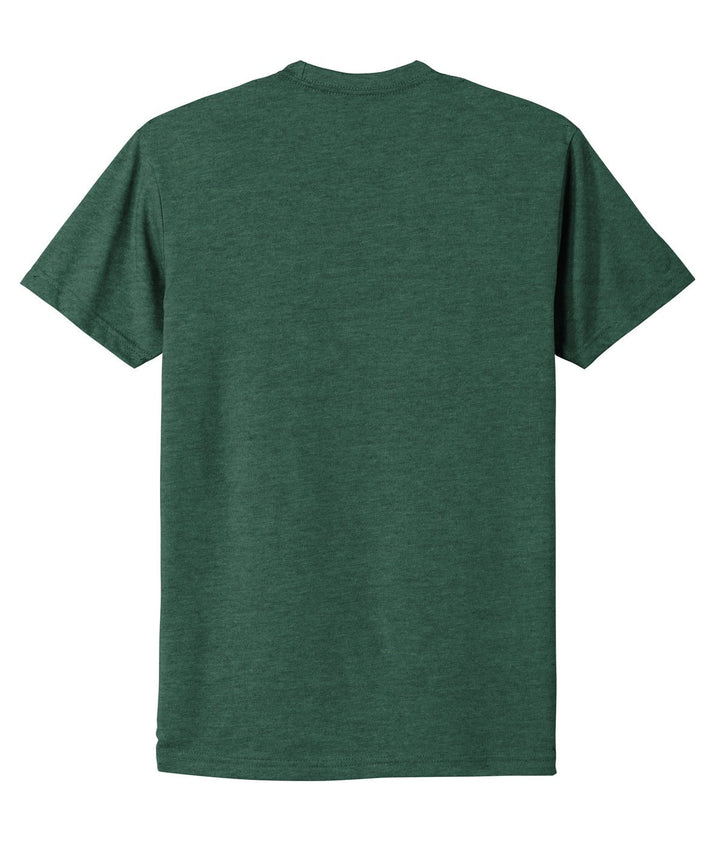Back view of a Nudge Printing Forest Green T-Shirt