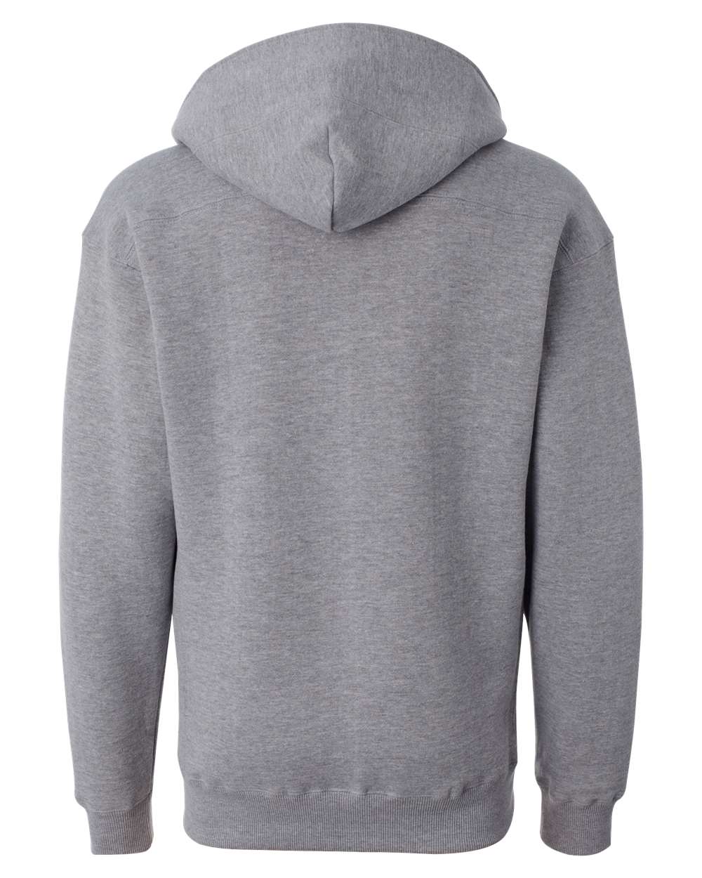 Back view of grey Michigan State sweatshirt from Nudge Printing