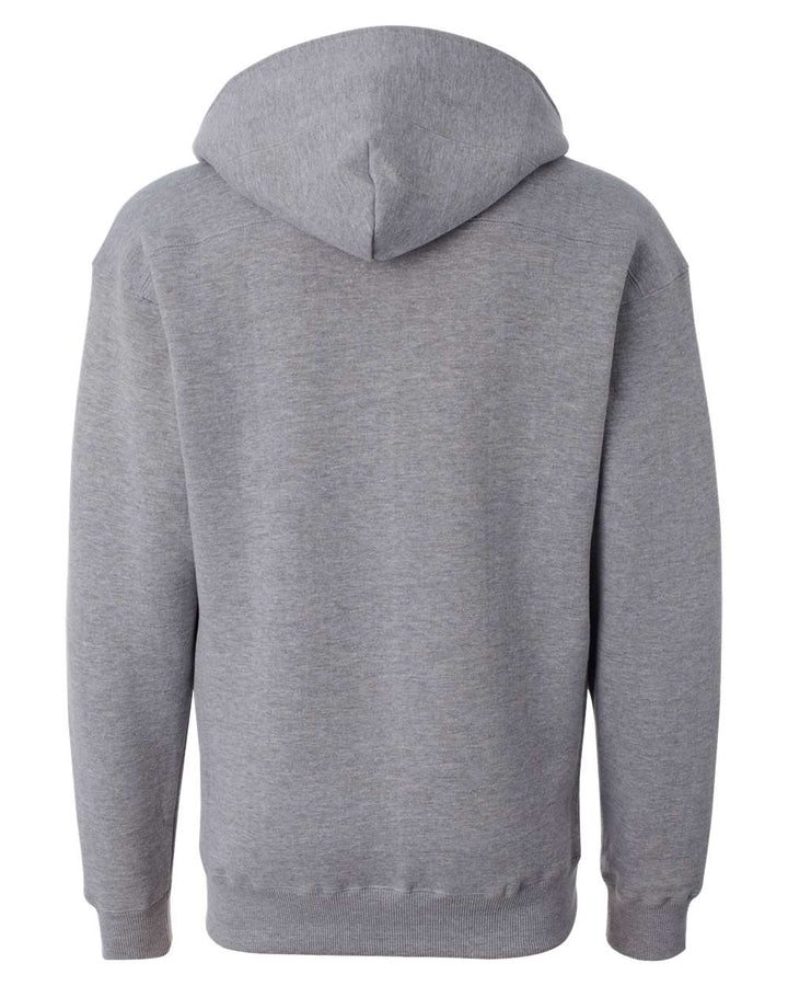 Back view of grey Michigan State sweatshirt from Nudge Printing