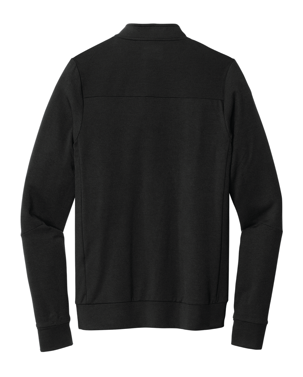 Back view of black OGIO quarter zip sold by Nudge Printing
