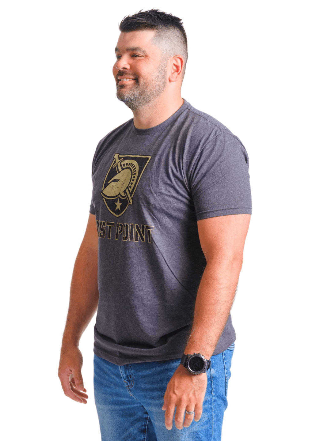 US Military Academy Army West Point Black Knights with Wordmark T-Shirt - Nudge Printing