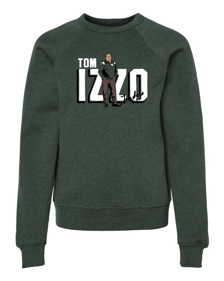 Youth Michigan State Tom Izzo Crewneck Sweatshirt