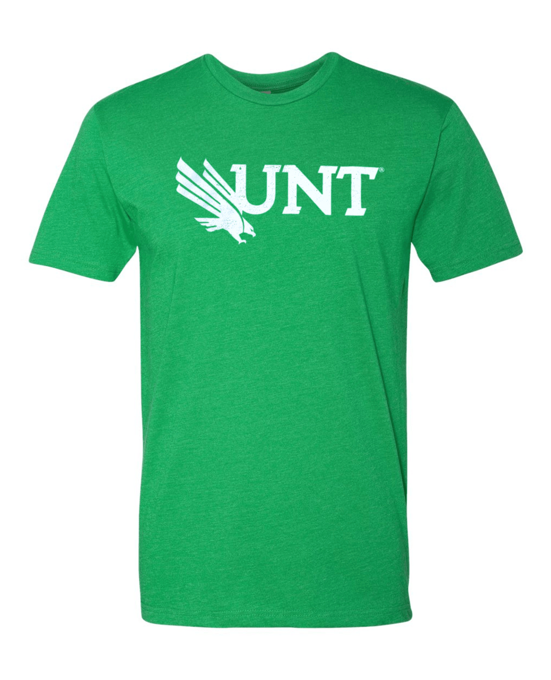 University of North Texas Mean Green Block UNT Logo Unisex T-shirt (Kelly)