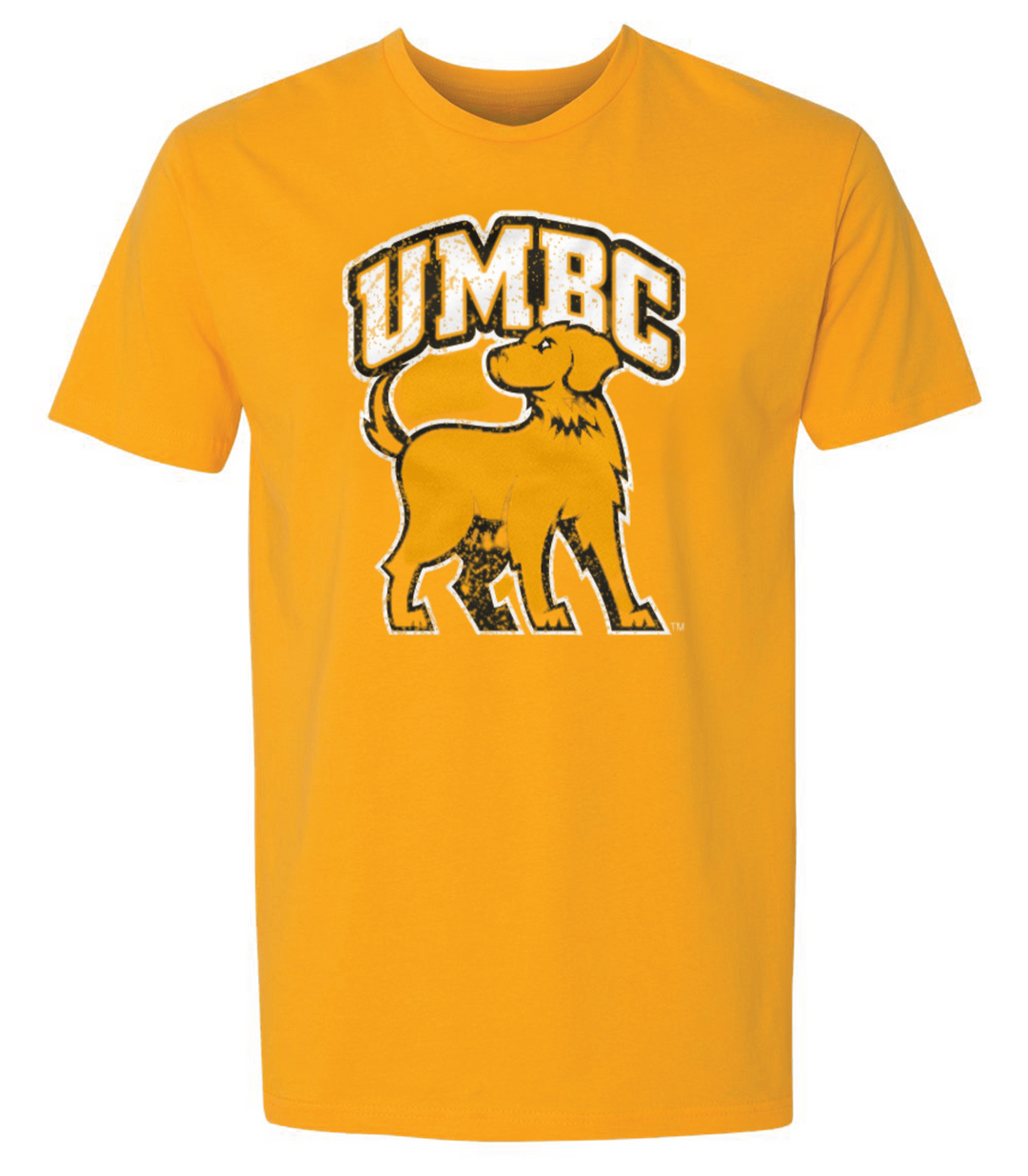 University of Maryland Baltimore County Retrievers Block UMBC and Full Retriever Logo Unisex T-shirt