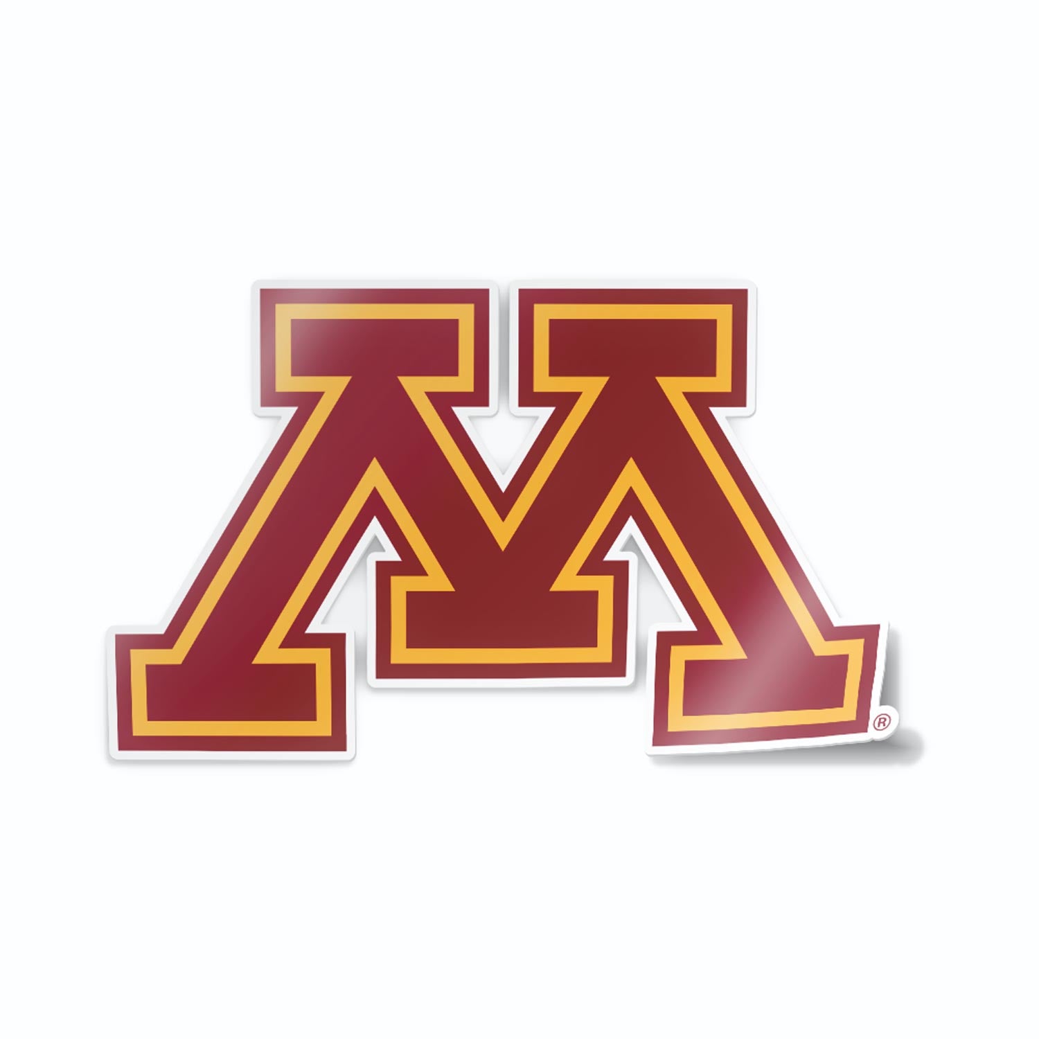 University of Minnesota | Primary M Car Decal Sticker – Nudge Printing, image size:1500x1500