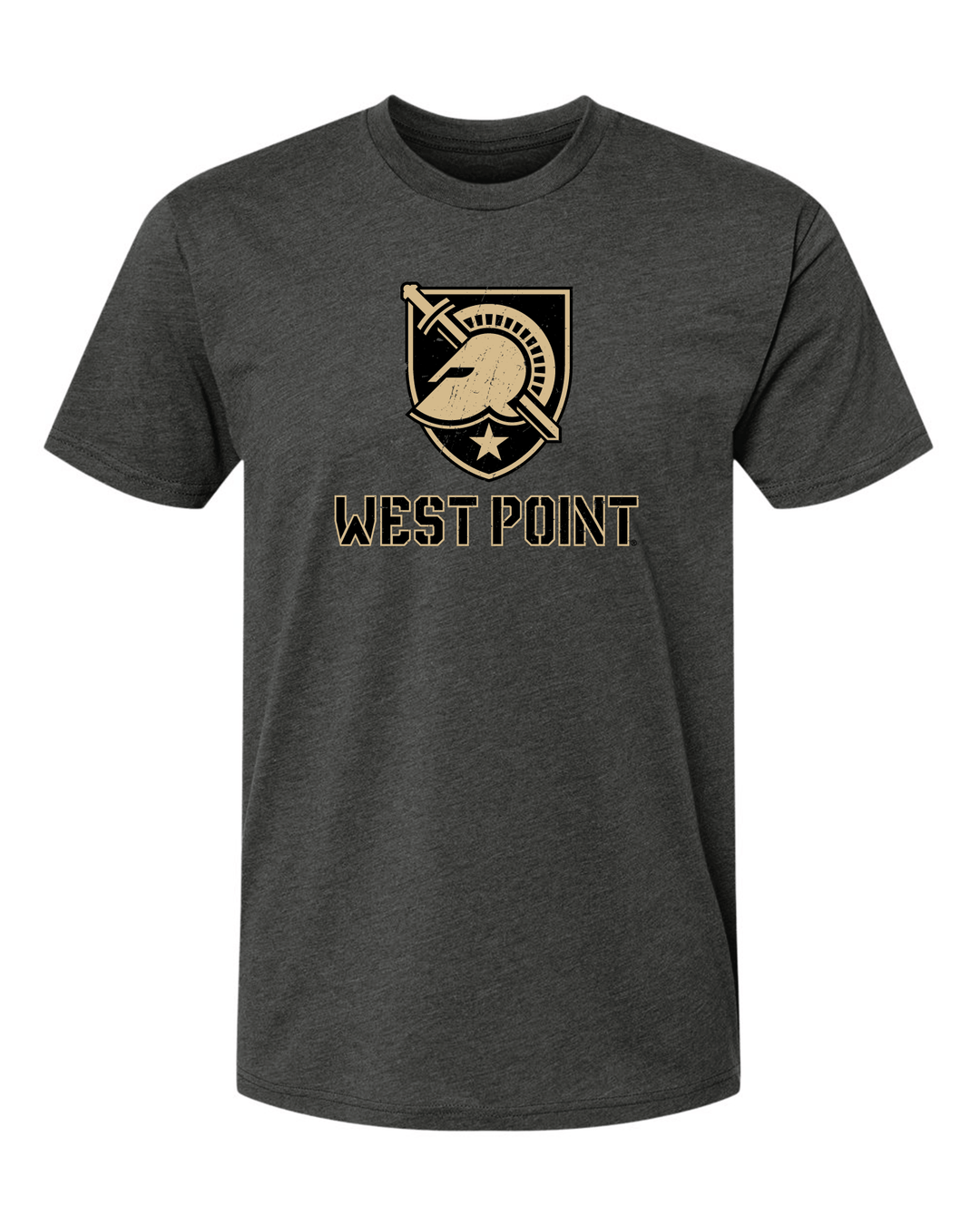 US Military Academy Army West Point Black Knights with Wordmark T-Shirt - Nudge Printing Mock Up