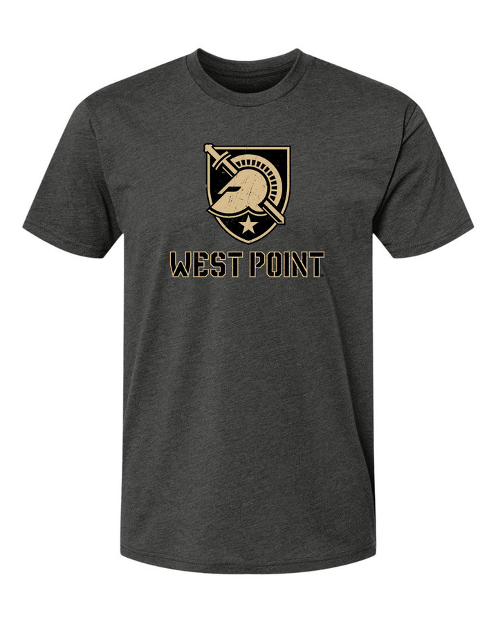 US Military Academy Army West Point Black Knights with Wordmark T-Shirt - Nudge Printing Mock Up