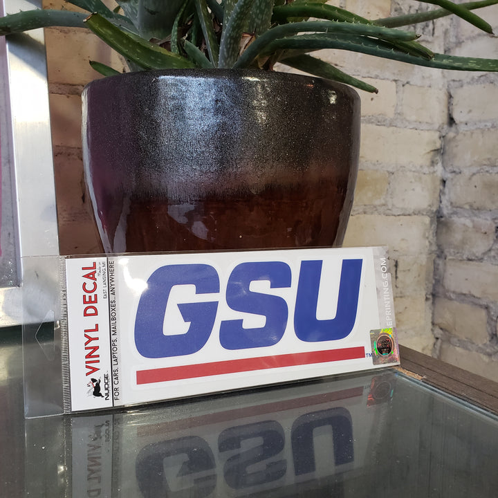 Georgia State University Panthers Block GSU Car Decal Bumper Sticker
