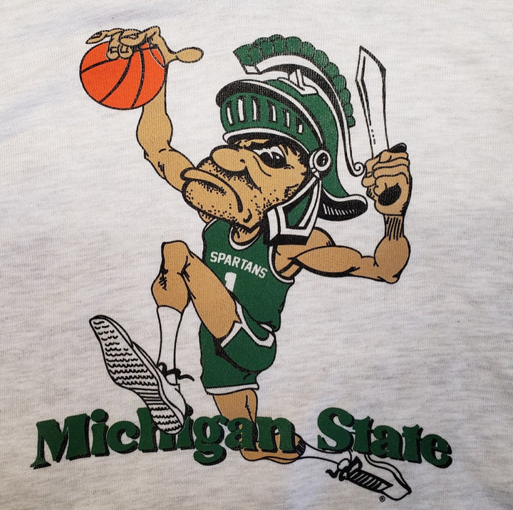 Close up of Dunking Gruff Sparty hoodie from Nudge Printing