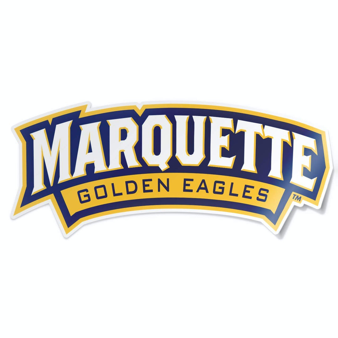 Marquette University Wordmark Logo Car Decal - Nudge Printing